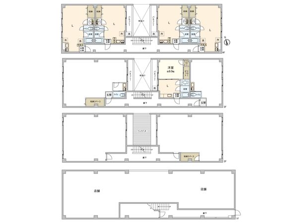 K’sビル 間取図(平面図) 間取図(平面図)