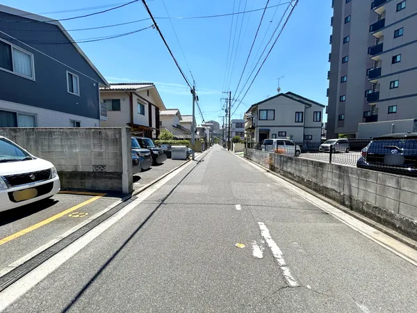 前面道路はゆとりのある約5.4ｍ