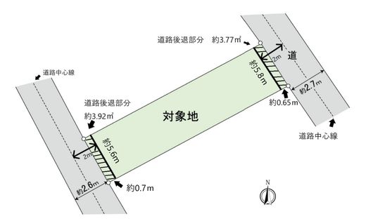 西蟹屋三丁目 土地 区画図