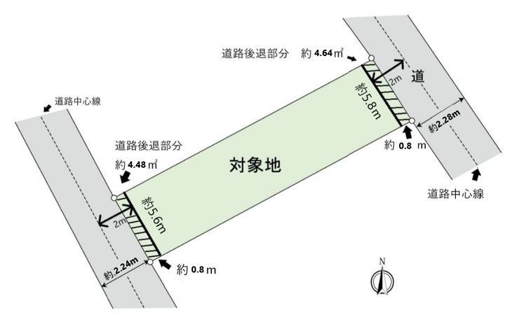 西蟹屋三丁目 土地 区画図