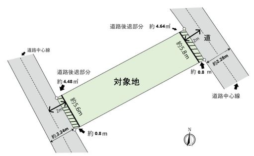 西蟹屋三丁目 土地 区画図