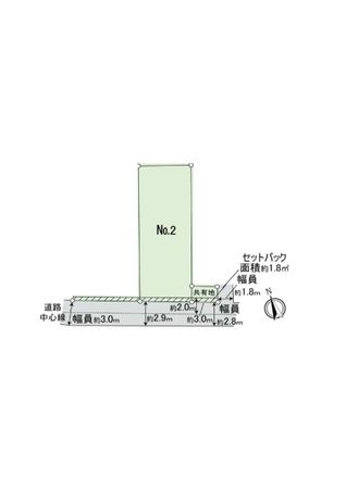 向洋大原町土地 区画図