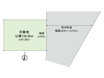 瀬戸ハイム三丁目 土地 区画図