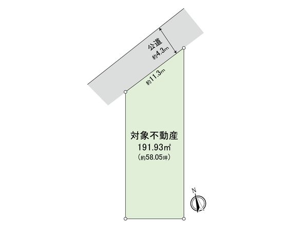 東霞町 土地 区画図 東霞町 土地 区画図
