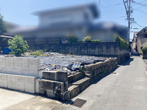 宮の町四丁目 土地 前面道路含む外観