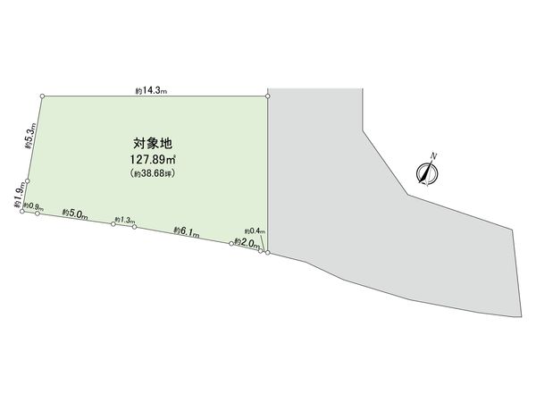 瀬野2丁目 土地 間取図(平面図)