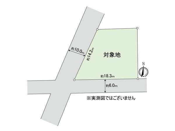 府中町宮の町5丁目 土地 区画図 府中町宮の町5丁目 土地 区画図