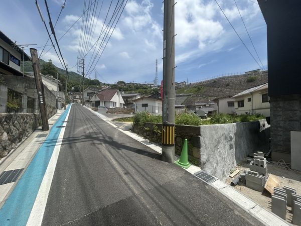 伏原3丁目 土地 前面道路含む外観