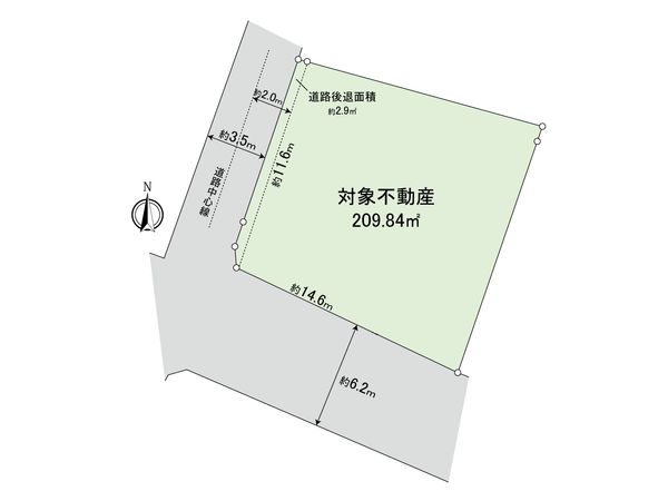 牛田東4丁目 土地 区画図 牛田東4丁目 土地 区画図