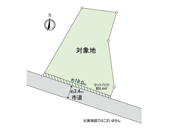 船越4丁目 古家付土地 区画図 区画図