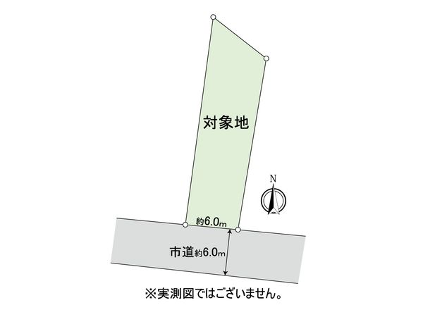 向洋新町1丁目 古家付土地 区画図 向洋新町1丁目 古家付土地 区画図