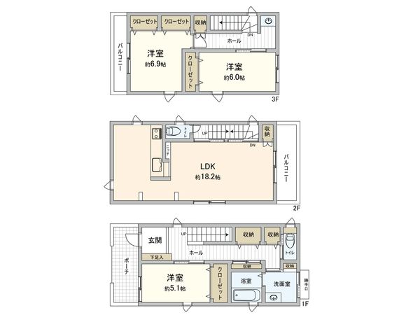 東本浦町戸建 間取図(平面図) 東本浦町戸建 間取図(平面図)