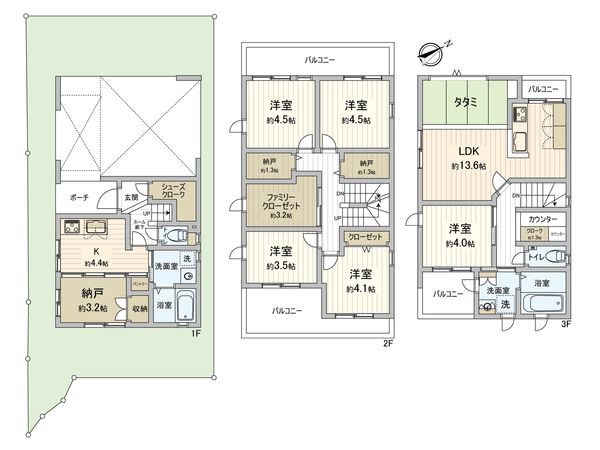 坂町植田3丁目 戸建 間取図(平面図)