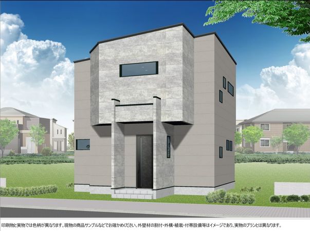 宮の町四丁目新築戸建 外観パース図