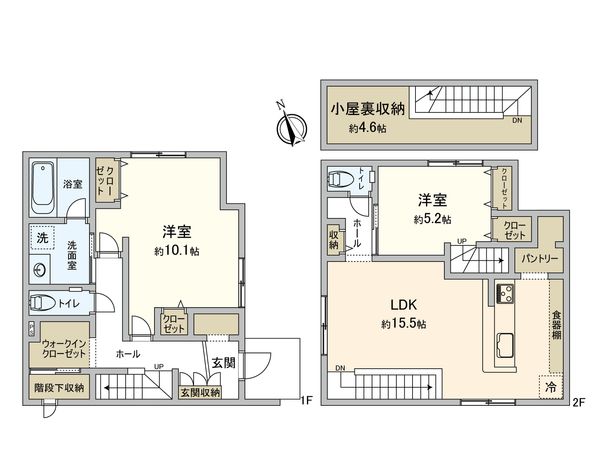 大須一丁目 戸建 間取図(平面図) 大須一丁目 戸建 間取図(平面図)