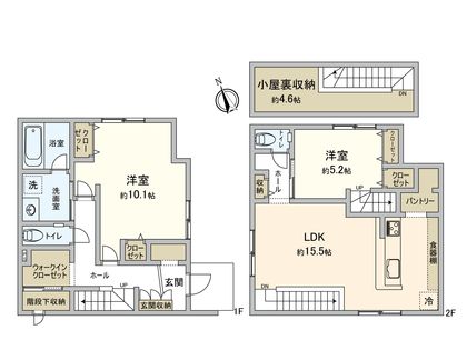 大須一丁目 戸建 間取図(平面図)