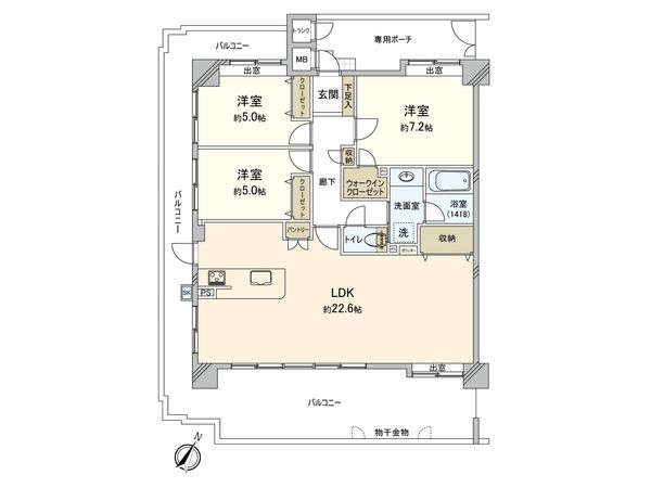 間取図(平面図)