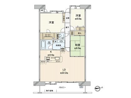 フローレンス光町グランドアーク 間取図(平面図)