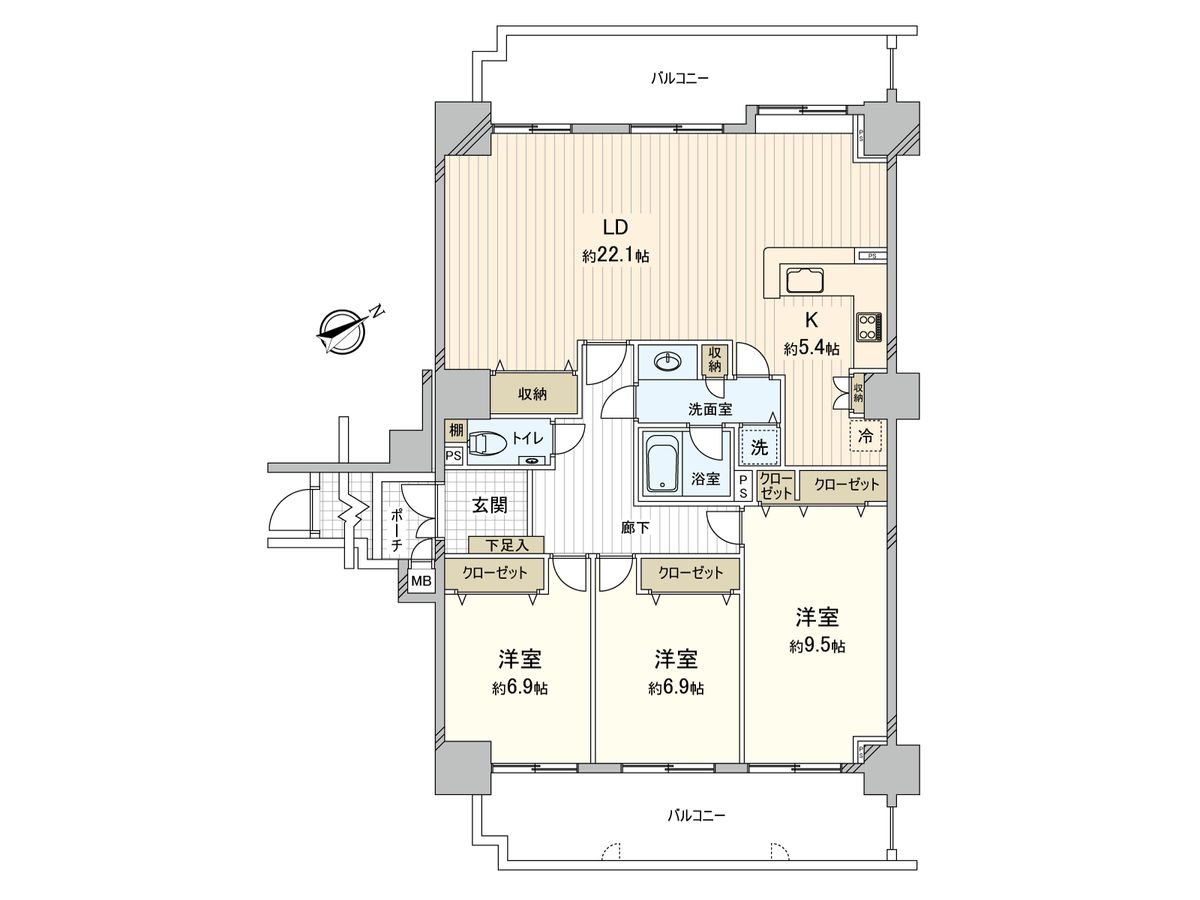 間取図(平面図)