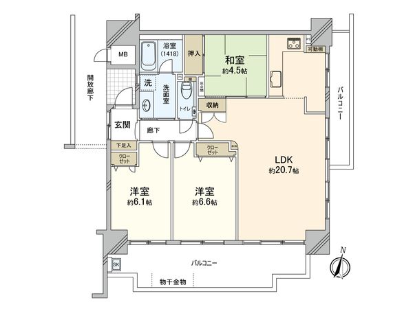 間取図(平面図)