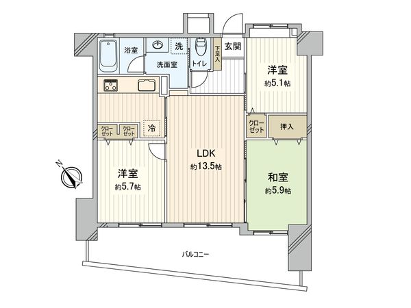 アーバンビューリバーコート 間取図(平面図) アーバンビューリバーコート 間取図(平面図)
