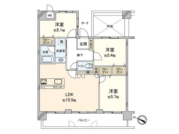 ダイアパレス温品 間取図(平面図) ダイアパレス温品 間取図(平面図)