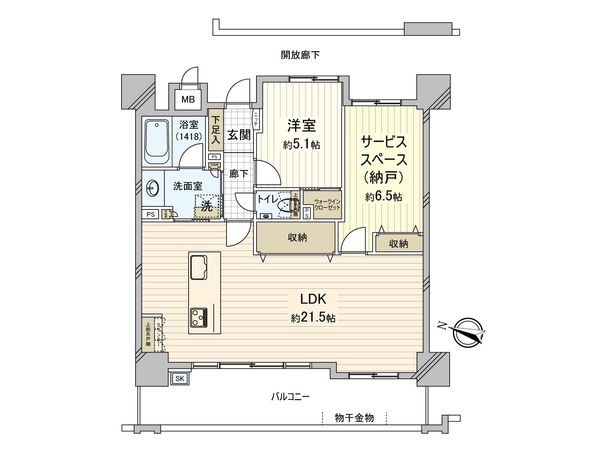 セントエクシア府中浜田 間取図(平面図) セントエクシア府中浜田 間取図(平面図)