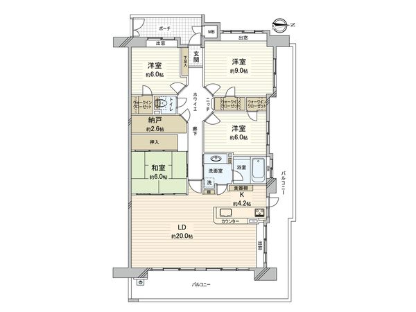 フローレンス東雲グランドアーク 間取図(平面図)