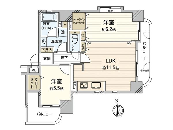 ダイアパレス本川町 間取図(平面図) ダイアパレス本川町 間取図(平面図)