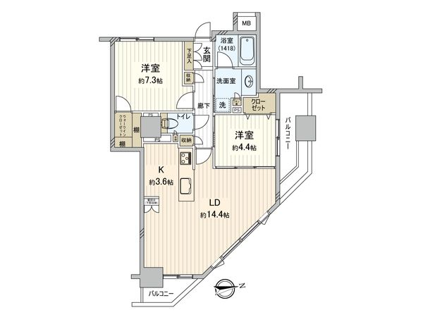 間取図(平面図)