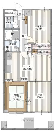 タックマンション幟町 間取図(平面図) タックマンション幟町 間取図(平面図)