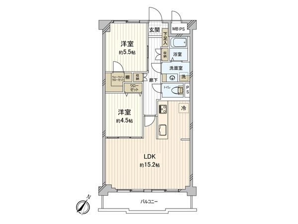 サンシティ海田 間取図(平面図)