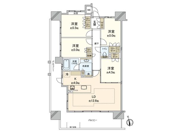 プレミスト相生通りリバーサイド 間取図(平面図) プレミスト相生通りリバーサイド 間取図(平面図)