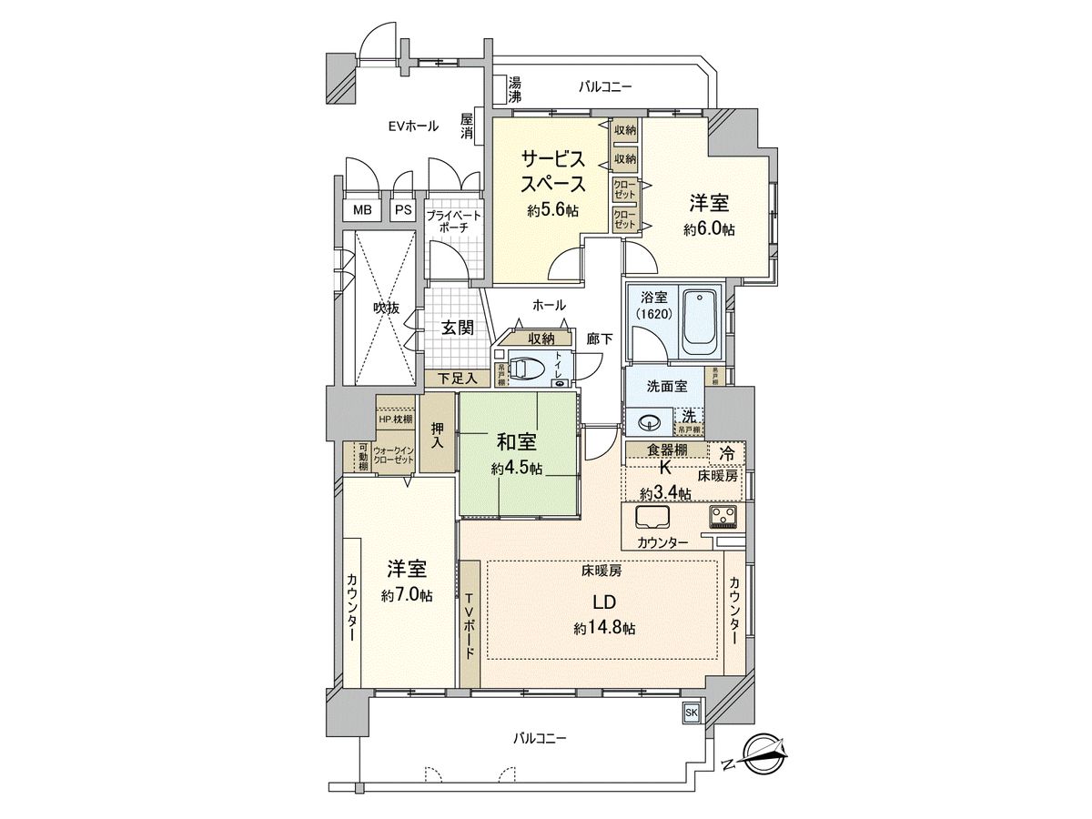間取図(平面図)