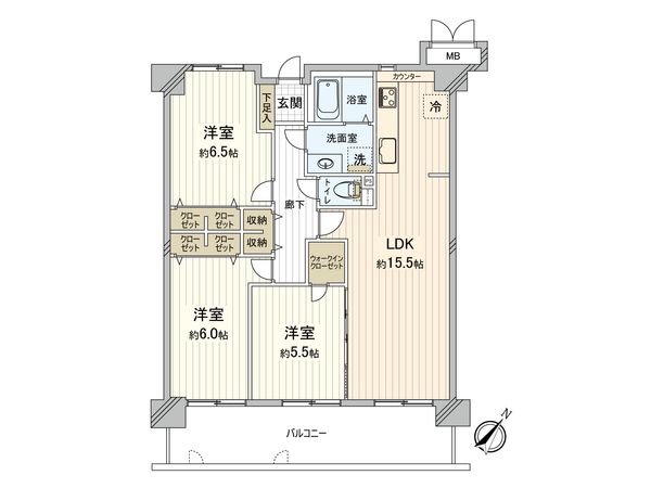 藤和ハイタウン大州 間取図(平面図) 藤和ハイタウン大州 間取図(平面図)