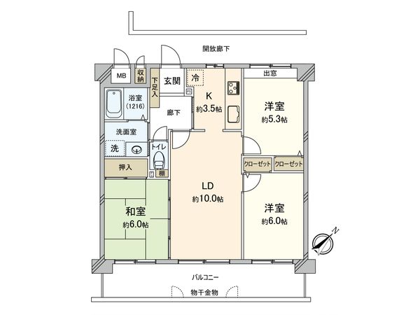 アーヴィル府中鶴江 間取図(平面図) アーヴィル府中鶴江 間取図(平面図)