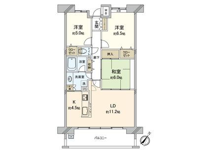 BELISTA矢賀 間取図(平面図)