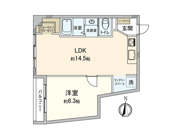 リバーサイド舟入マンション 間取図(平面図) 間取図(平面図)