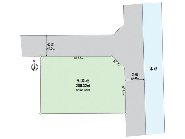 上中野二丁目土地 区画図 上中野二丁目土地 区画図