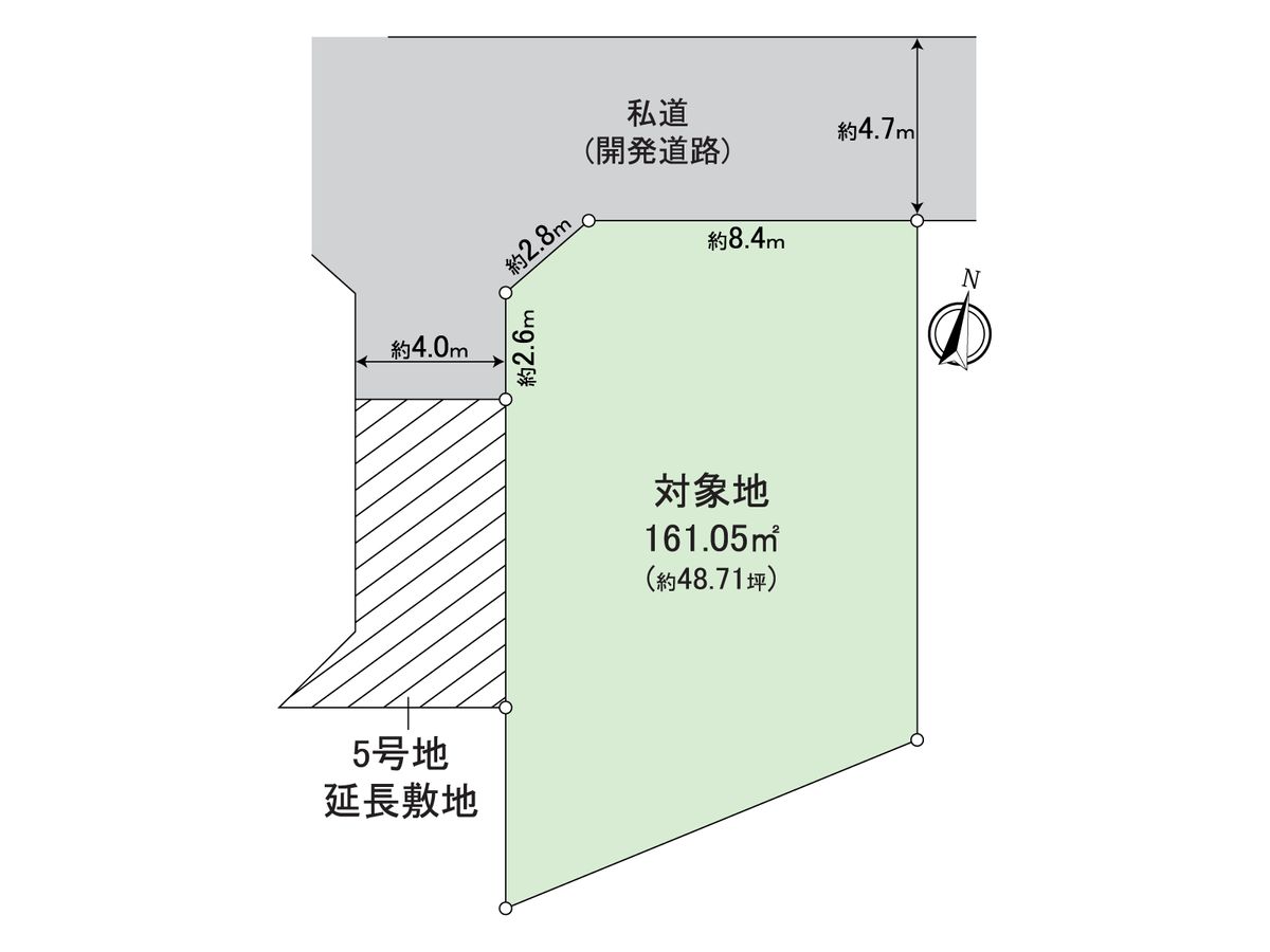 玉島長尾6号地 区画図 区画図