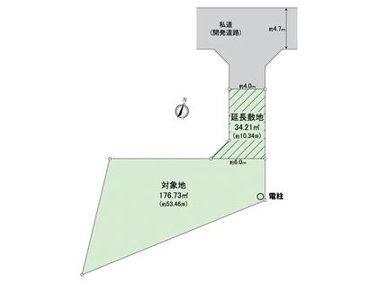 玉島長尾5号地 区画図