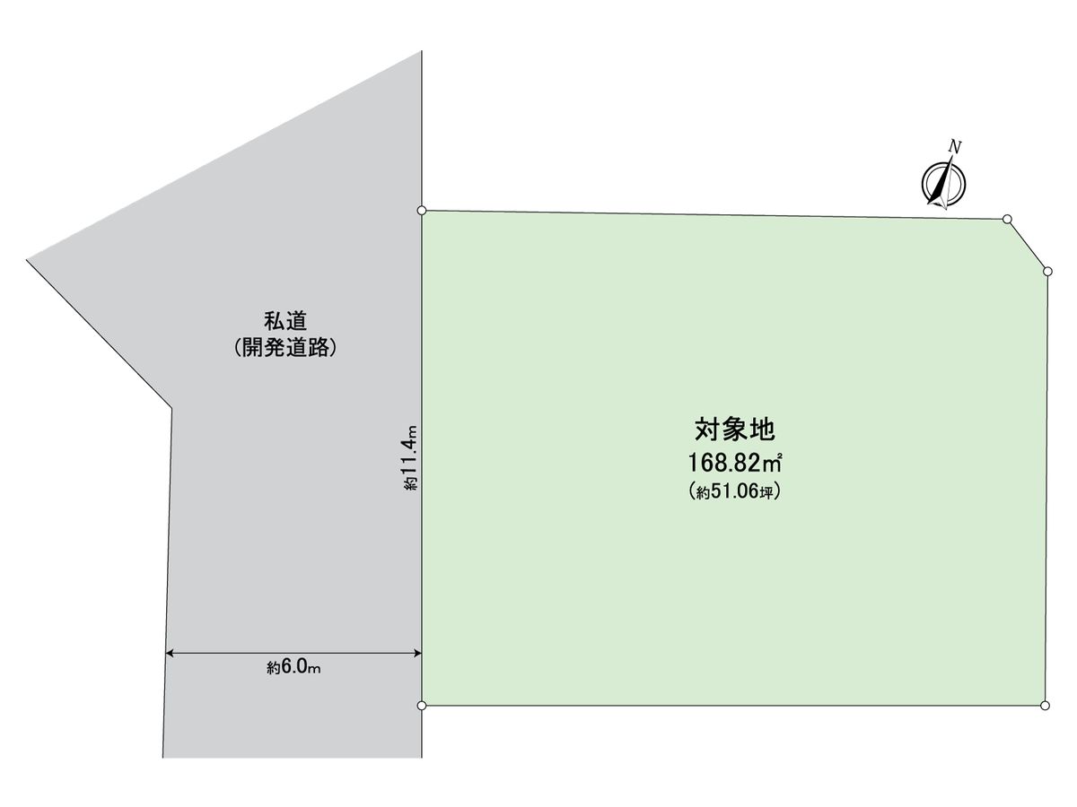 玉島長尾8号地 区画図 区画図