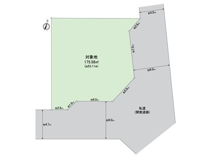 玉島長尾1号地 区画図