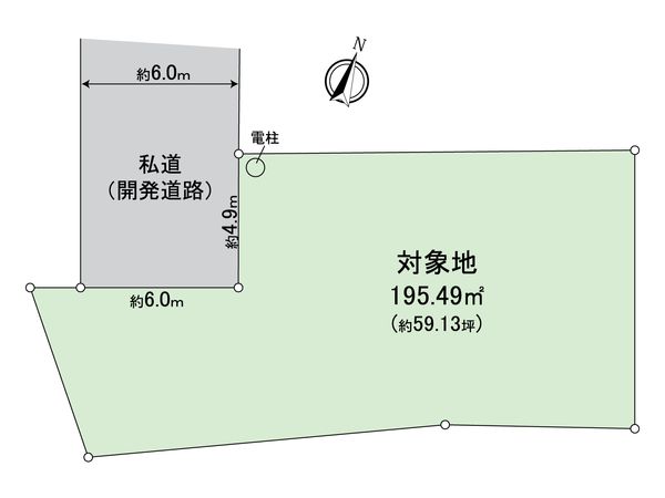 玉島長尾9号地 区画図