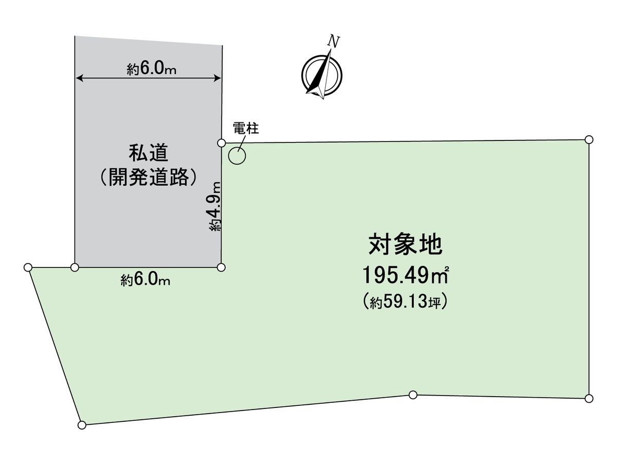 玉島長尾9号地 区画図 区画図