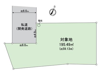 玉島長尾9号地 区画図
