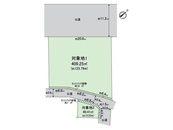 八王寺町土地 区画図 区画図