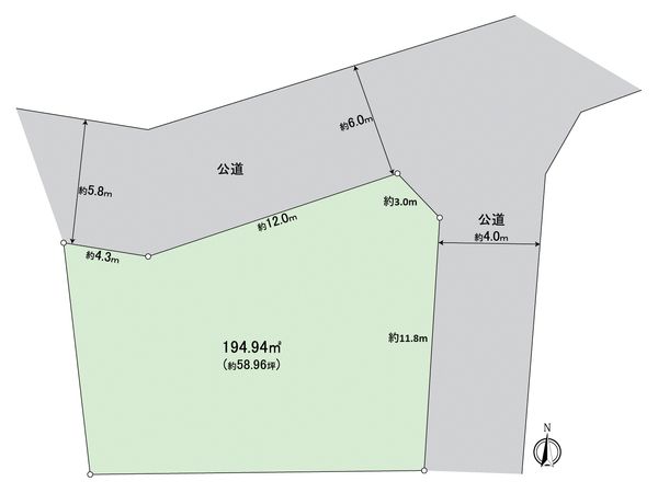 福島土地 区画図