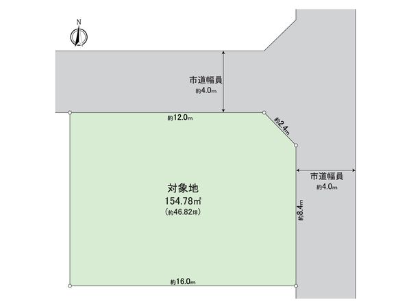 藤田土地 区画図 藤田土地 区画図