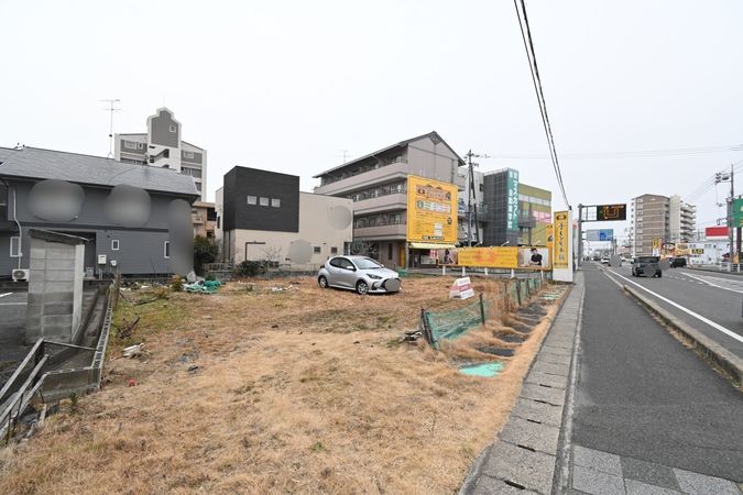 松島土地 前面道路含む外観 松島土地 前面道路含む外観